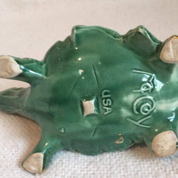 Vintage 1950s Very rare McCoy turtle watering pitcher - Picture 4 of 4